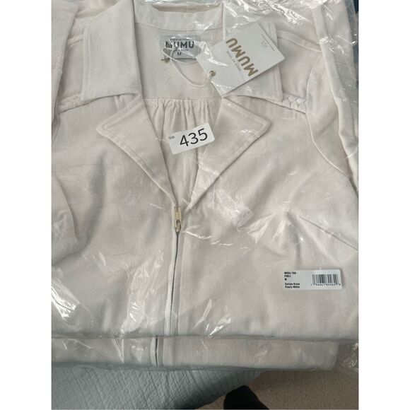 Show Me Your MUMU Outlaw Dress in Pearly White  NEW NWT - Picture 8 of 9